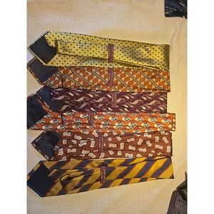Jos A Banks Corporate Collection,  Mens Silk Ties. Lot Of 6